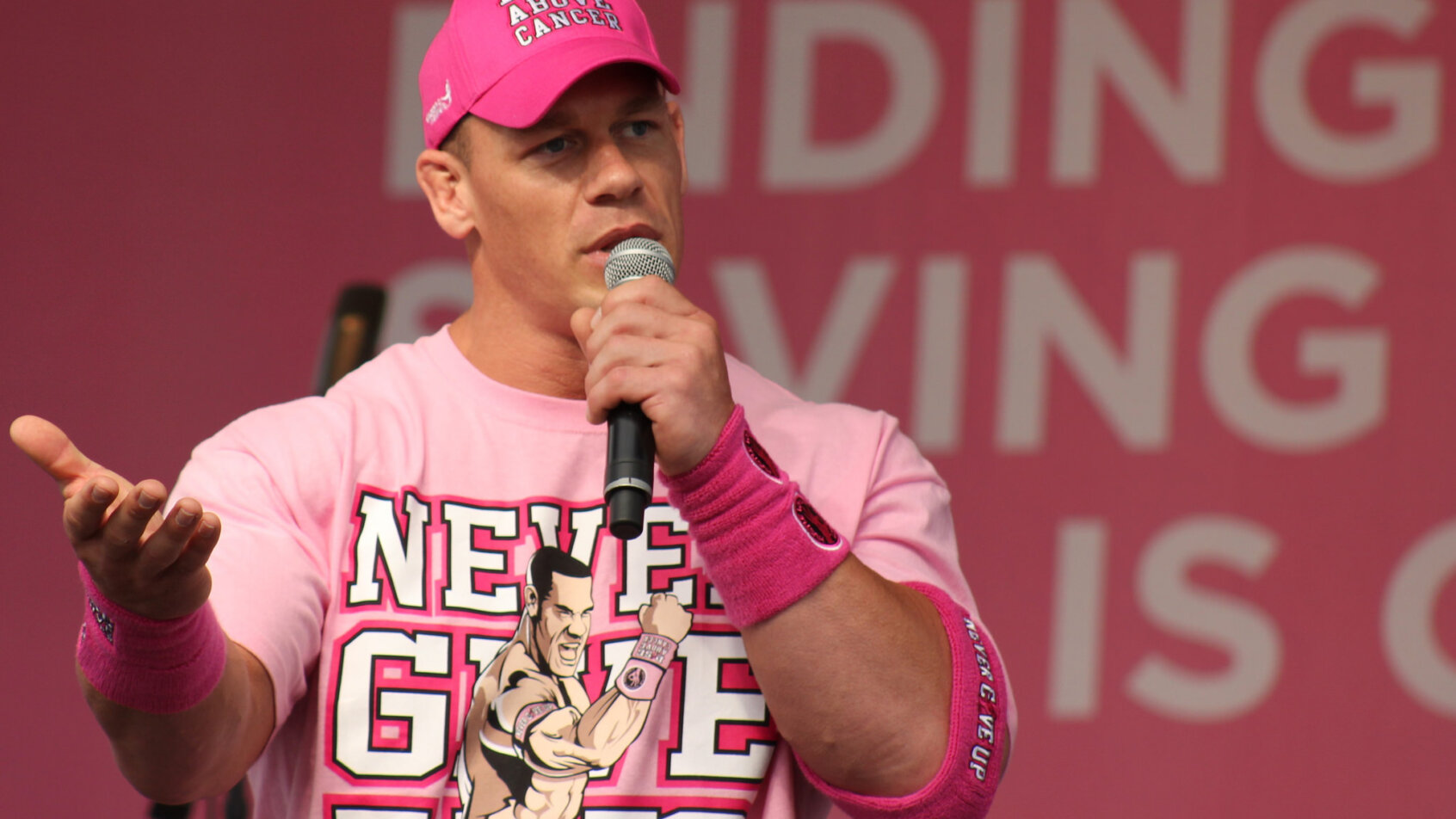 John Cena - man enough to wear pink