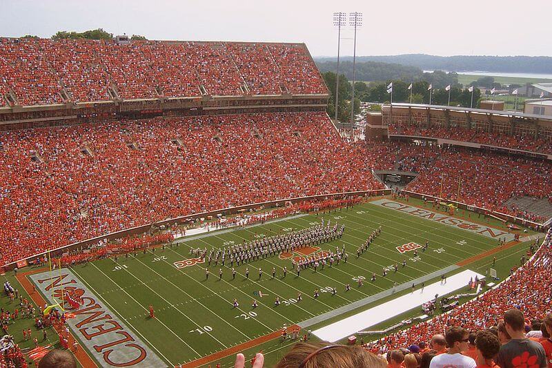 Clemson's home stadium.