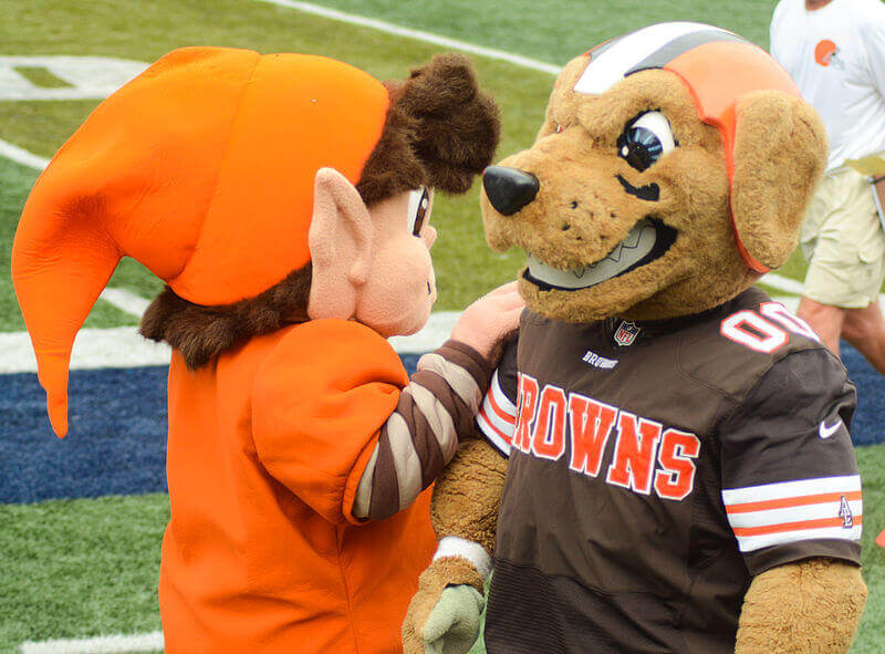 Cleveland Browns mascot.