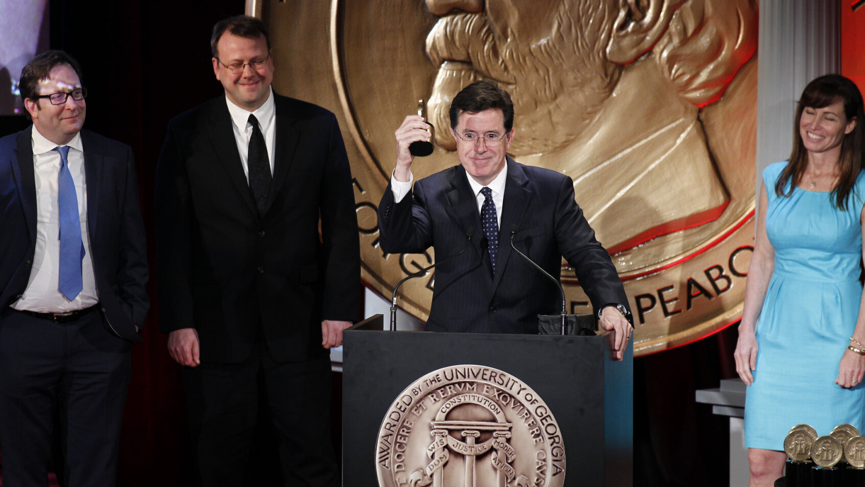 Colbert wins a Peabody Award