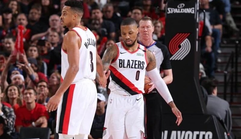 Damian Lillard and CJ McCollum