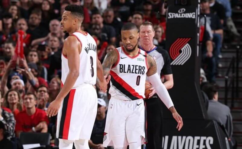 Damian Lilard and CJ McCollum
