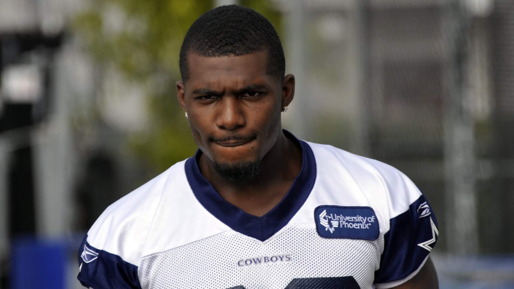 Dez Bryant on the practice field.
