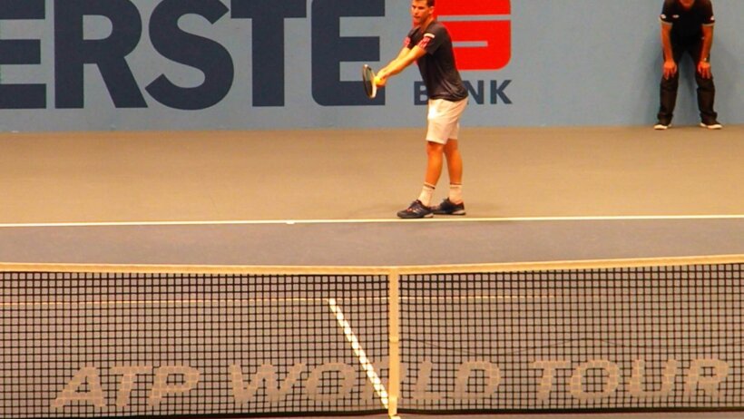 Dominic Thiem at the Erste Bank Open