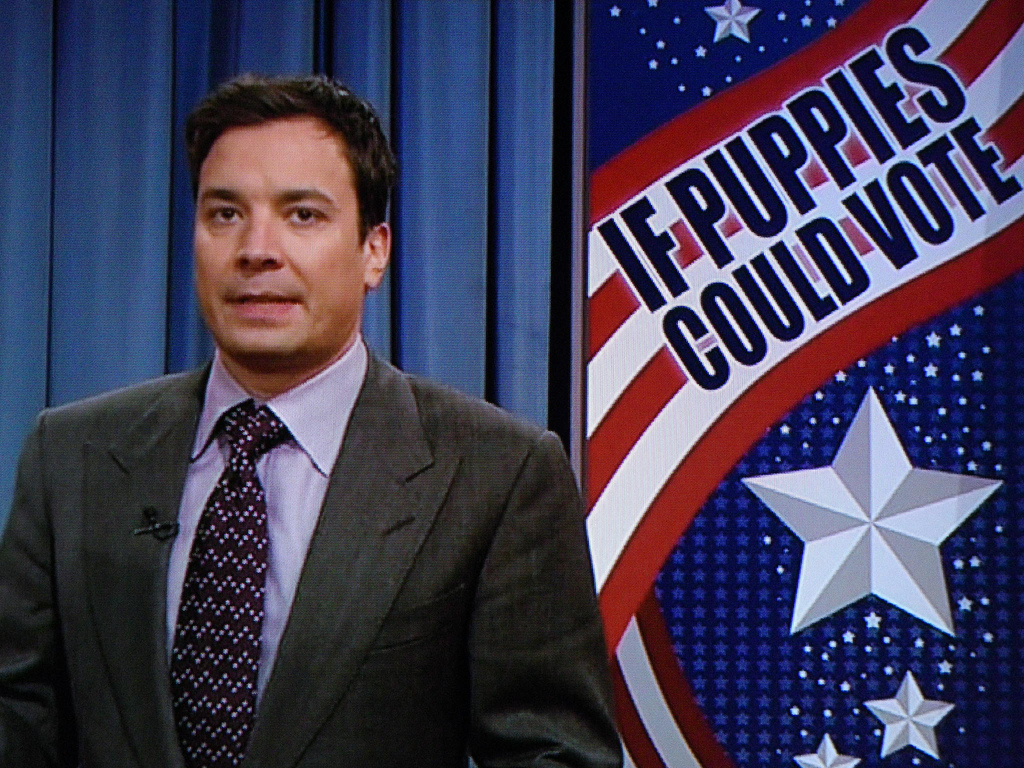 Jimmy Fallon getting political