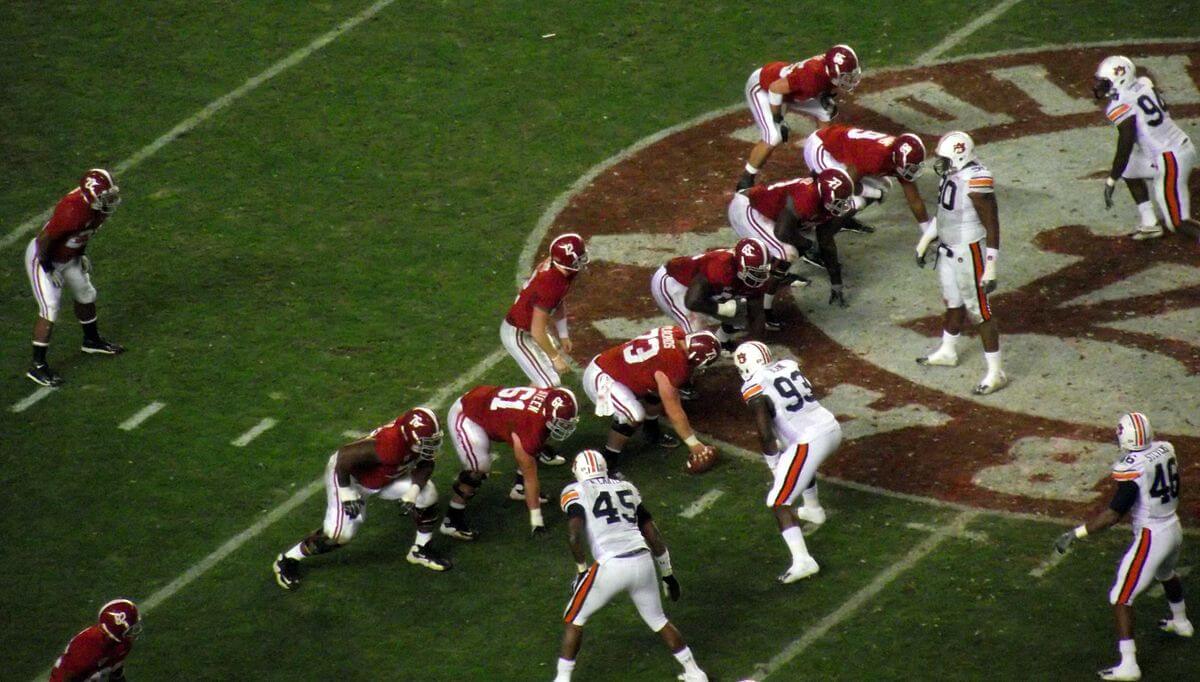 Alabama and Auburn square off in the Iron Bowl.