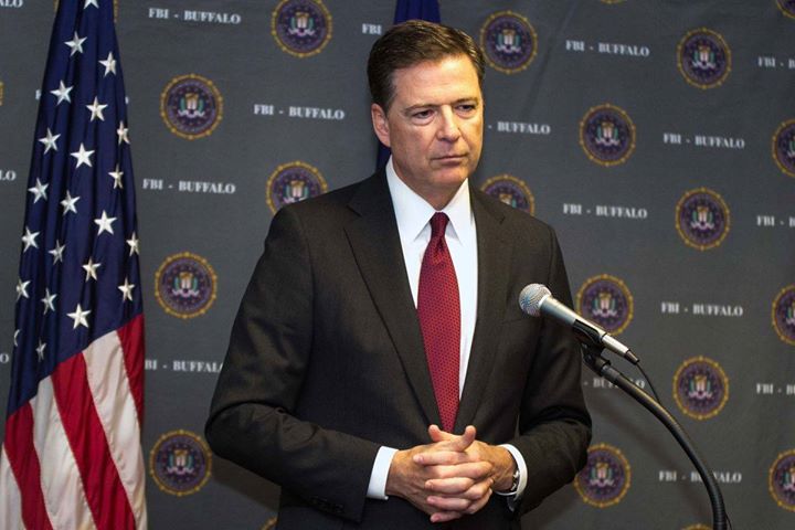 Former FBI Director James Comey