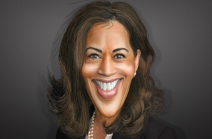 Kamala Harris has overtaken Bernie Sanders to be the Democratic frontrunner in 2020