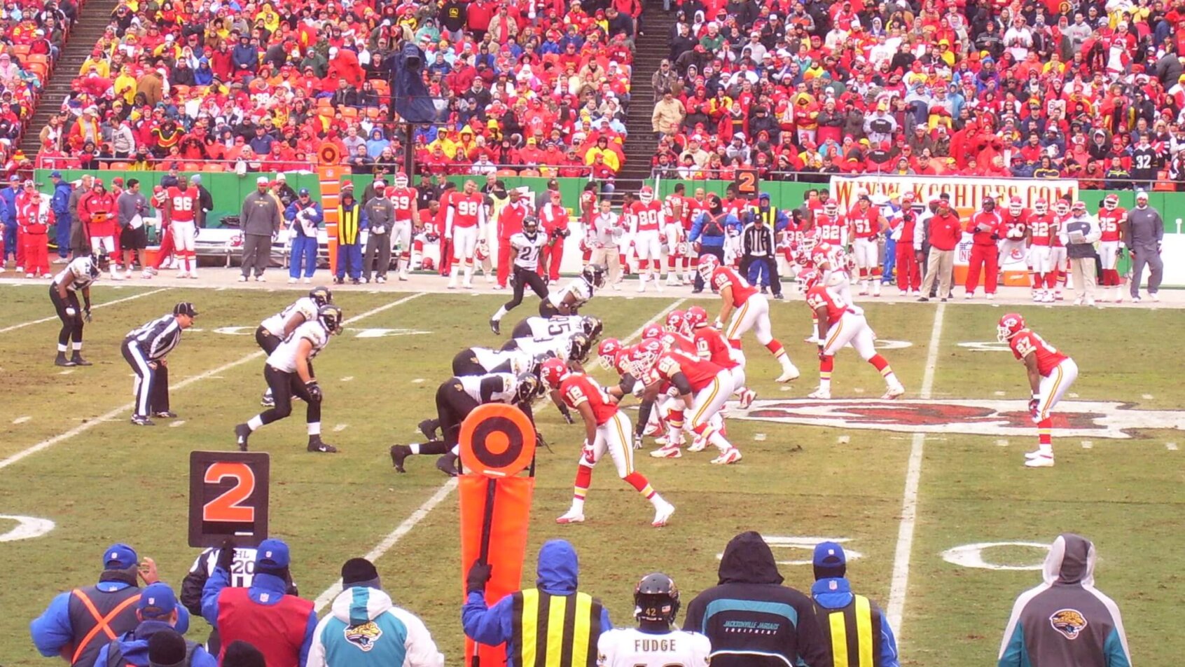Chiefs playing a game at home.