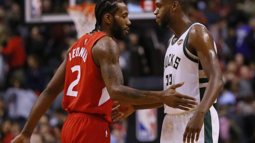 Kawhi Leonard and Khris Middleton