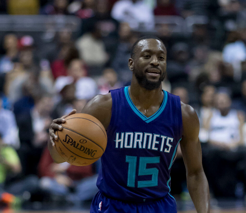 Kemba Walker with the Charlotte Hornets.