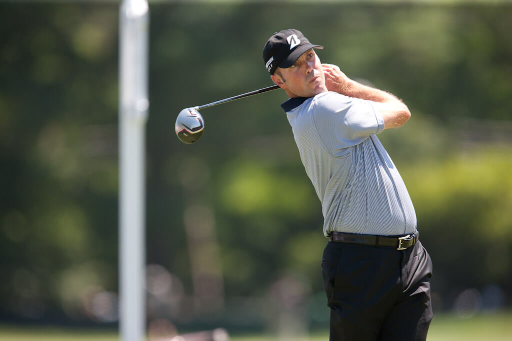 Matt Kuchar on the tee