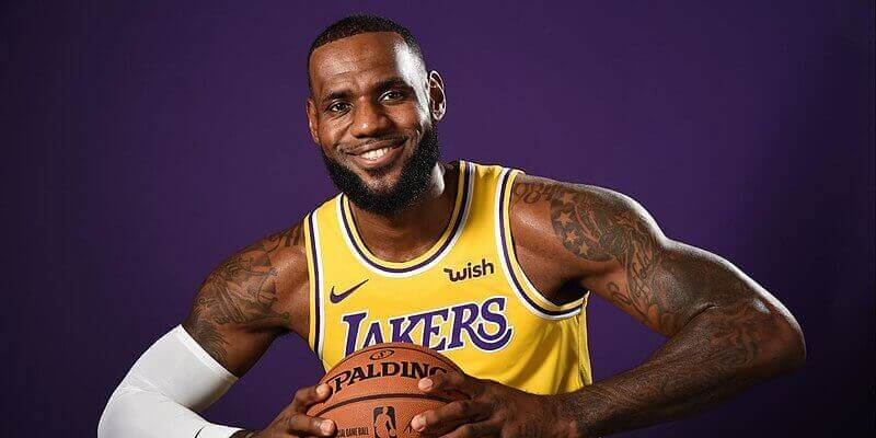 LeBron James smiling
