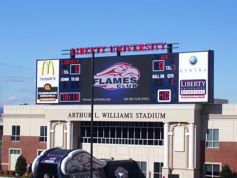 Liberty University football stadium