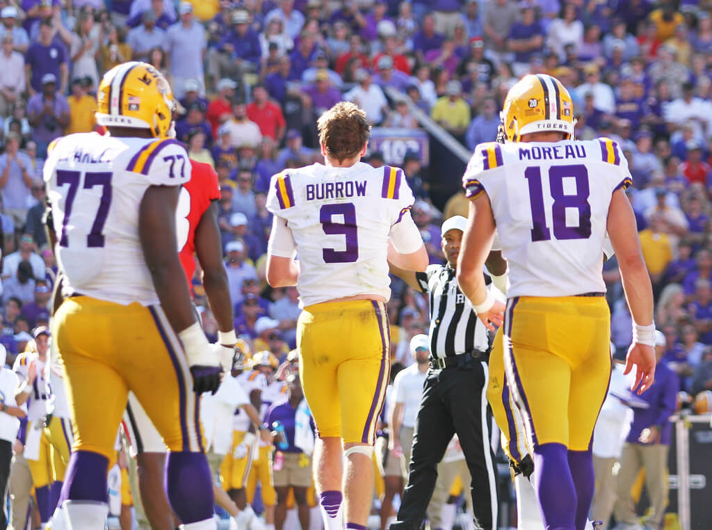 LSU Tigers quarterback Joe Burrow