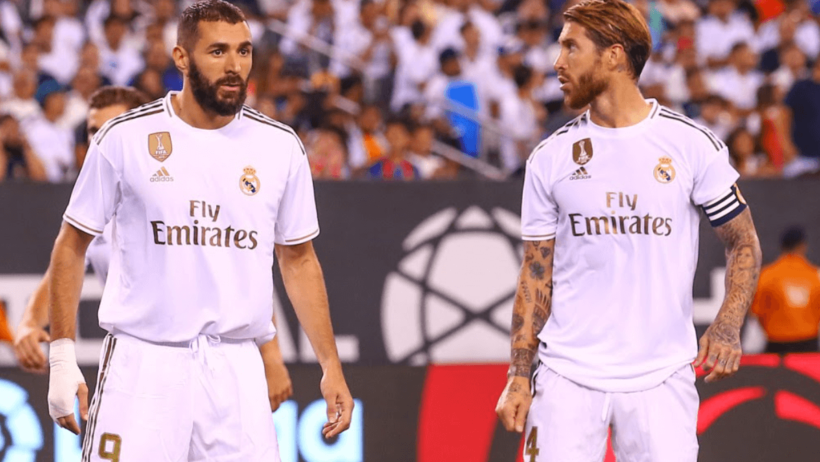Karim Benzema and Sergio Ramos