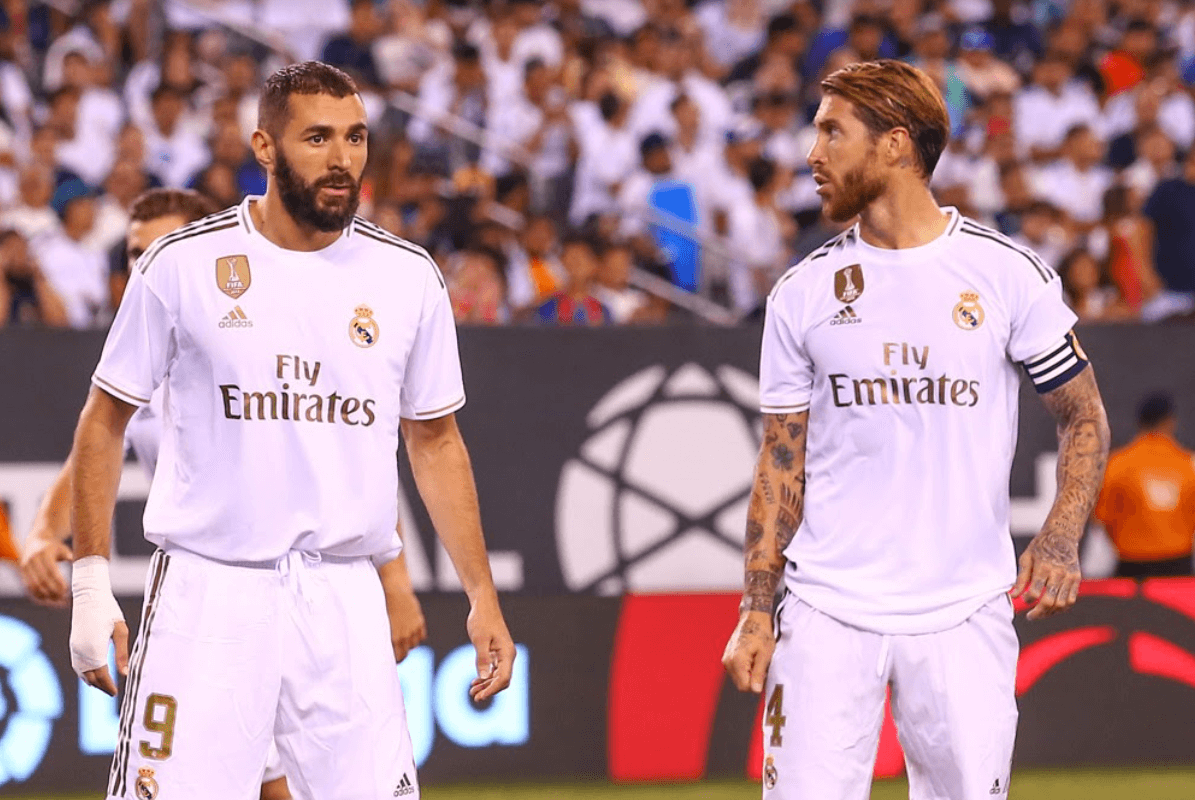 Karim Benzema and Sergio Ramos
