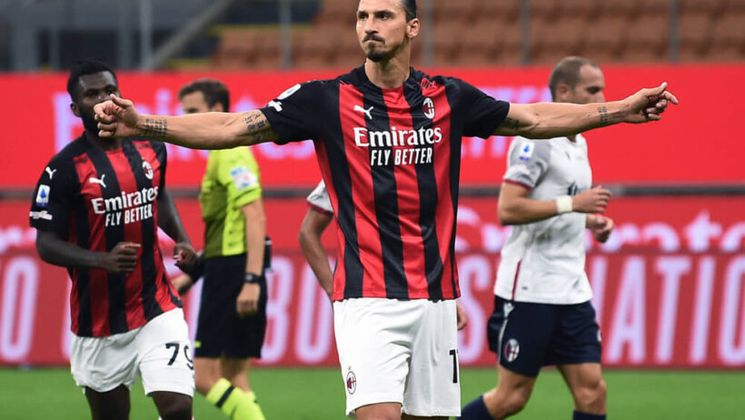 AC Milan striker Zlatan Ibrahimovic