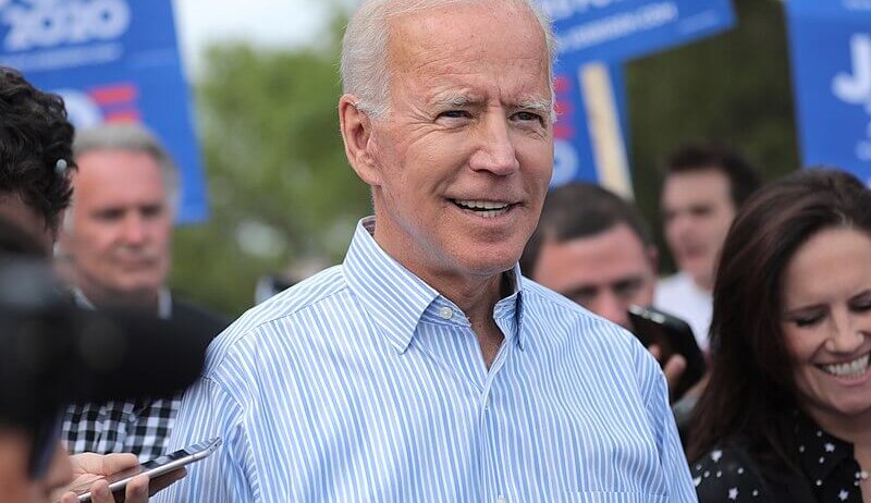 Joe Biden smiling