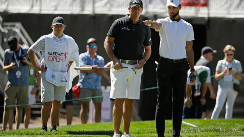 Curry and Mickelson