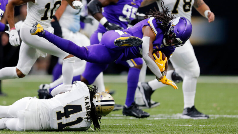 New Orleans Saints running back Alvin Kamara