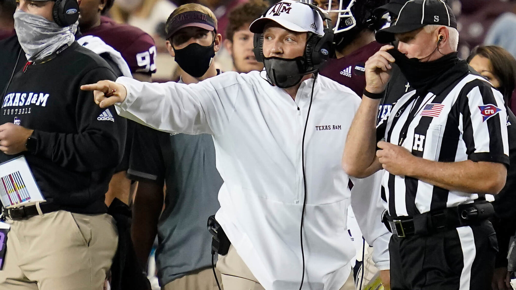 Jimbo Fisher coaching