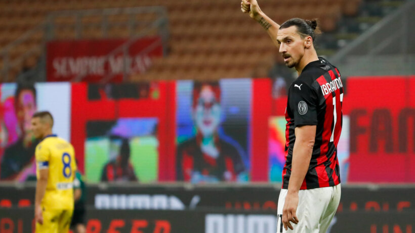 Zlatan of AC Milan