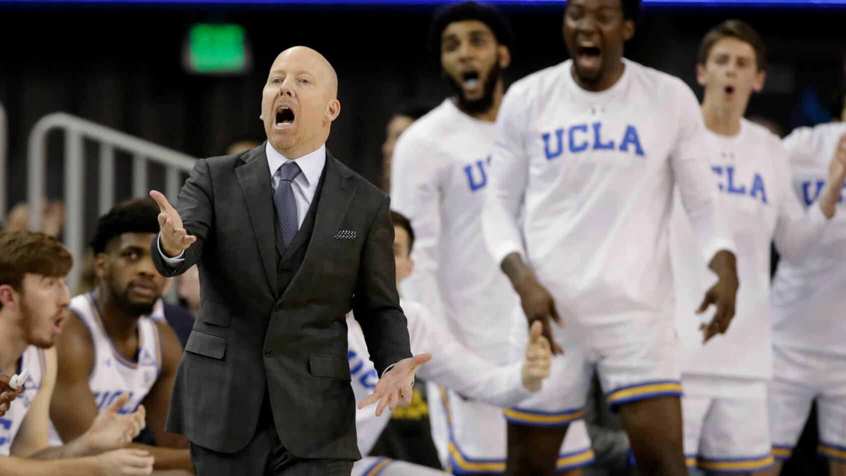 Mick Cronin yelling