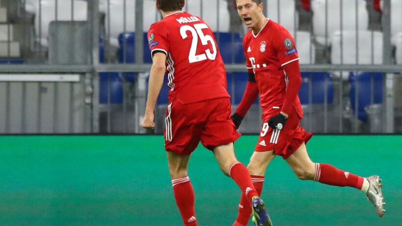 Bayern's Robert Lewandowski