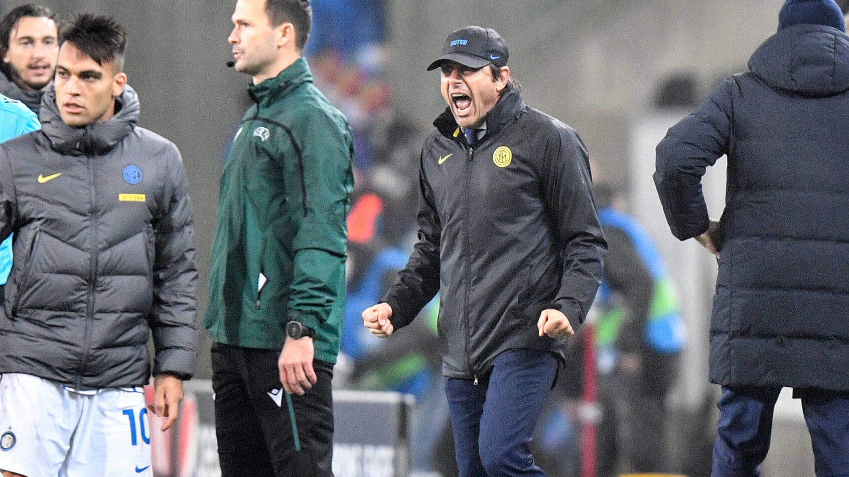 Inter Milan's head coach Antonio Conte