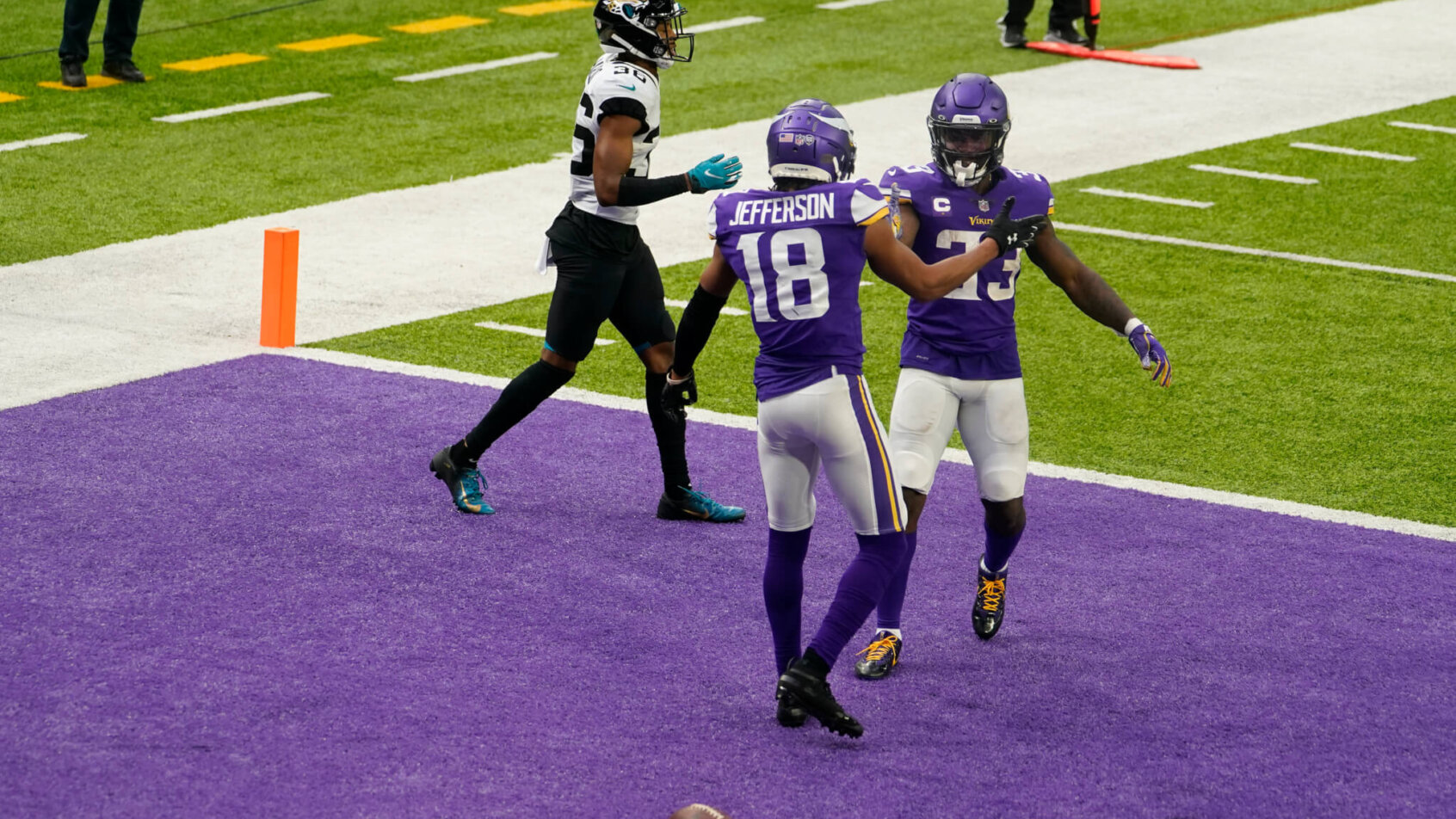 Justin Jefferson of the Vikings