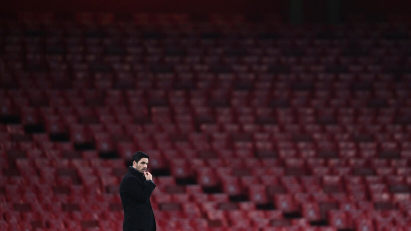 Arsenal's manager Mikel Arteta
