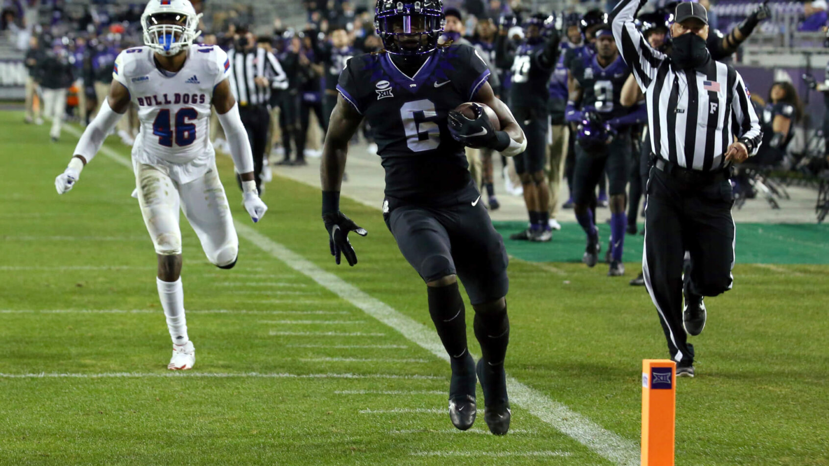 Zach Evans TCU TD