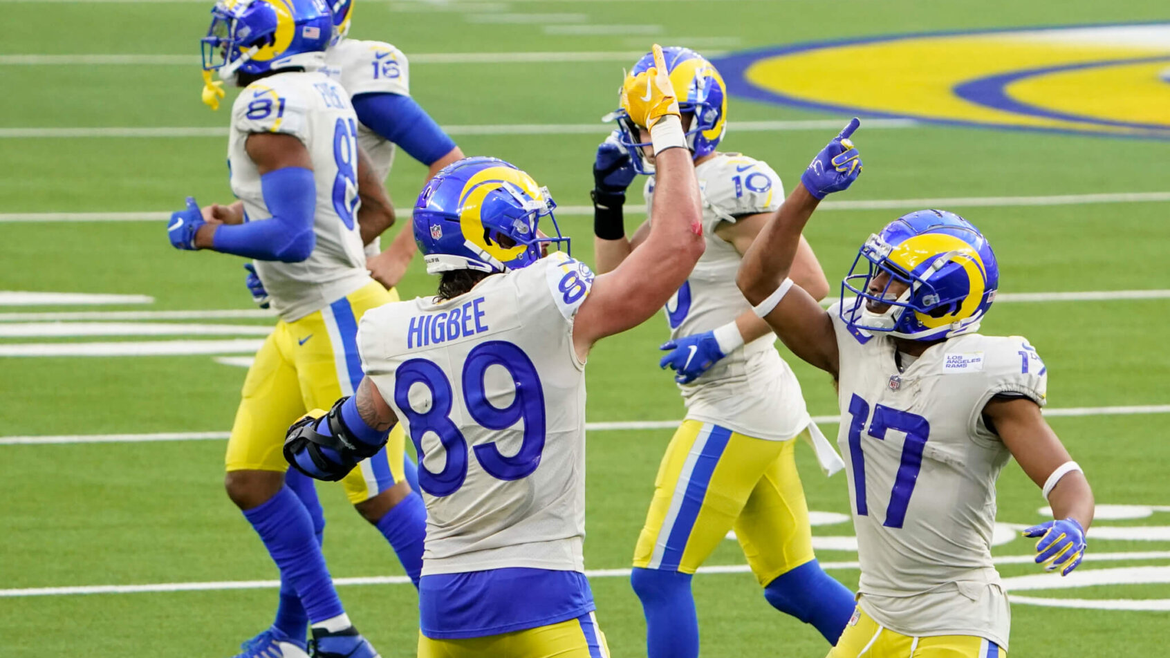 Los Angeles Rams celebration