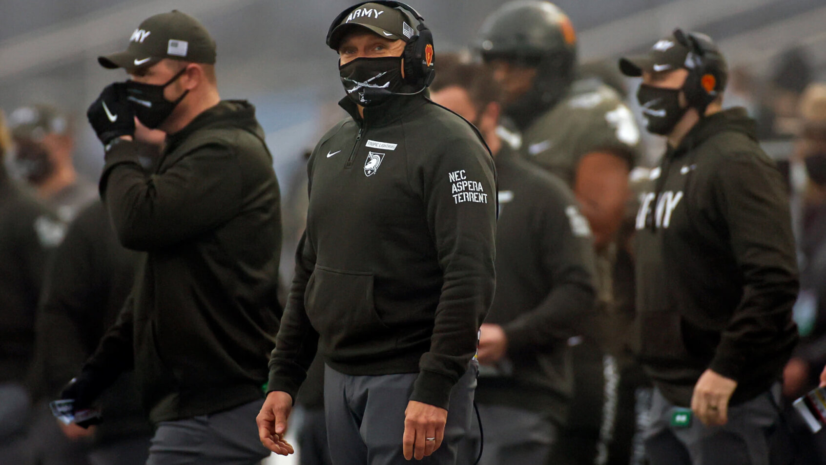 Army coach Jeff Monken