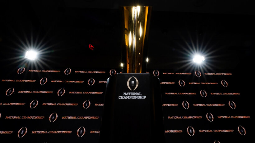 College Football Playoff trophy