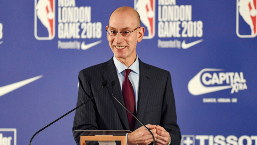 Adam Silver speaking