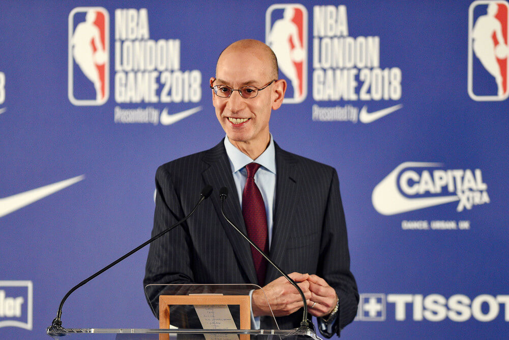 Adam Silver speaking