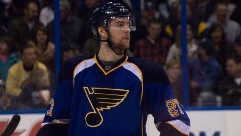 Alex Pietrangelo staring pensively