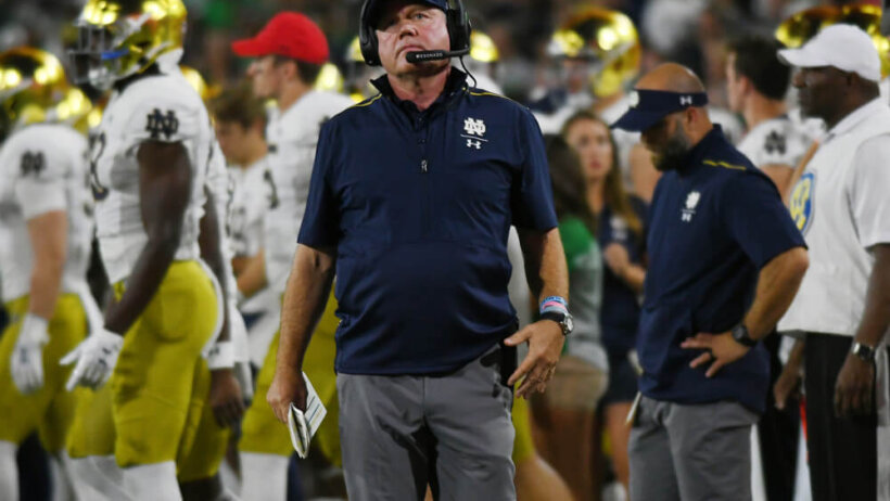 Notre Dame Head Coach Brian Kelly