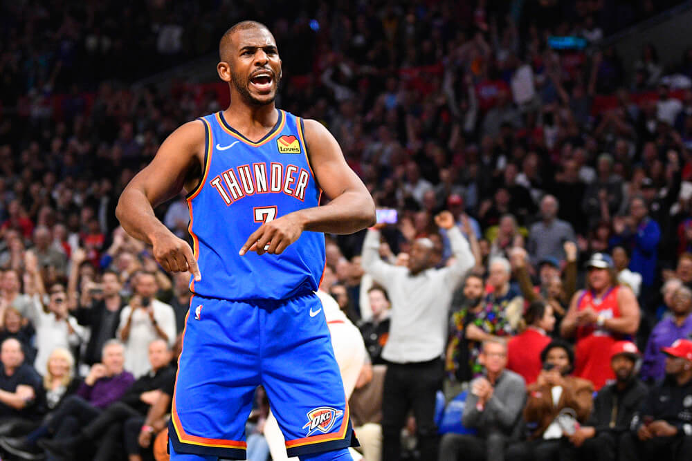 Chris Paul yells