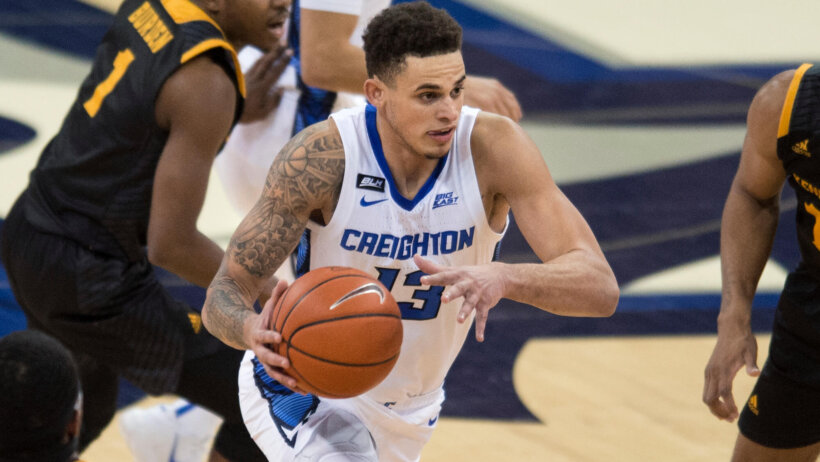 Creighton's Christian Bishop driving to the hoop