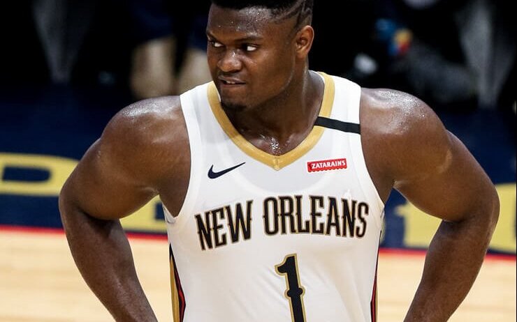 Zion Williamson hands on hips