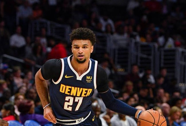 Jamal Murray dribbling