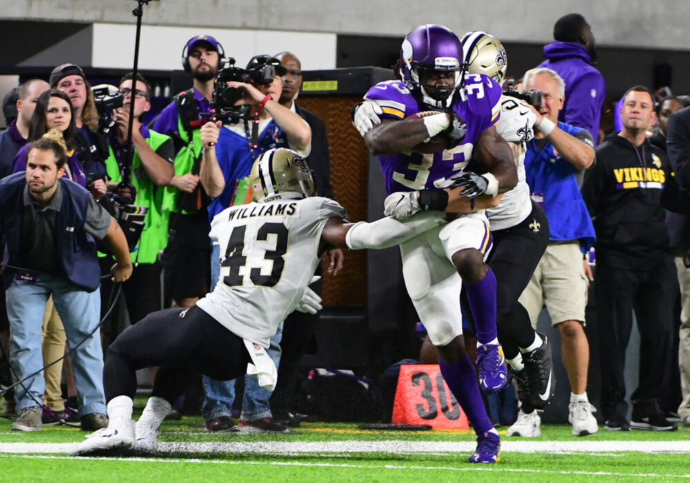 Minnesota Vikings running back Dalvin Cook
