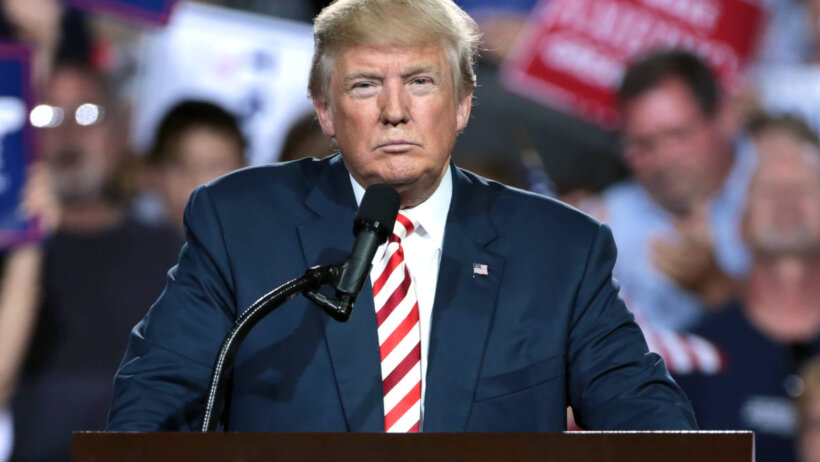 Donald Trump looking pensive
