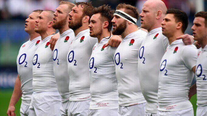 England standing for anthem