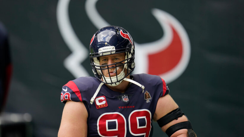 JJ Watt on the field
