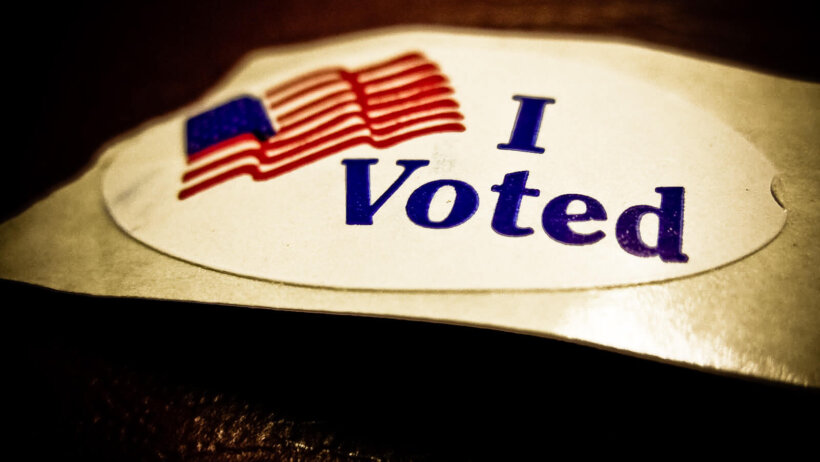 Image of an I Voted sticker