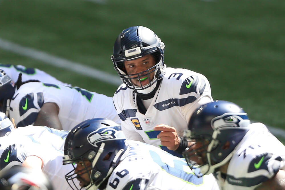 Russell Wilson under center